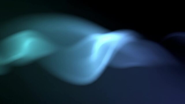 Abstract Meditation Video Breathing Light Slow Pulsating Soft Aurora Colors Ethereal Forms for Deep Relaxation and Mindfulness Veo