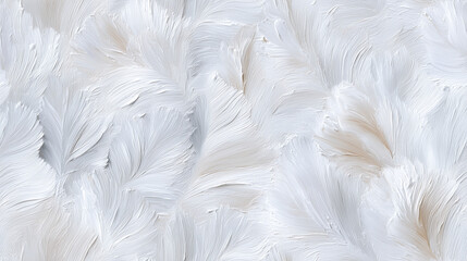 Closeup of white and cream paint texture for artistic backgrounds, interior design concepts, abstract art projects, or creative presentations.