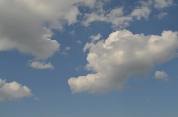 blue sky with clouds