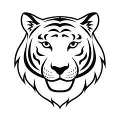 tiger head vector