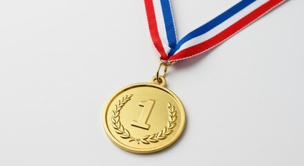 Gold Medal: First Place Award with Classic Design
