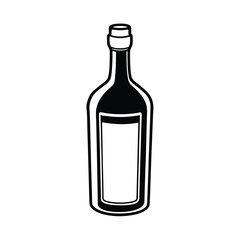 empty wine bottle