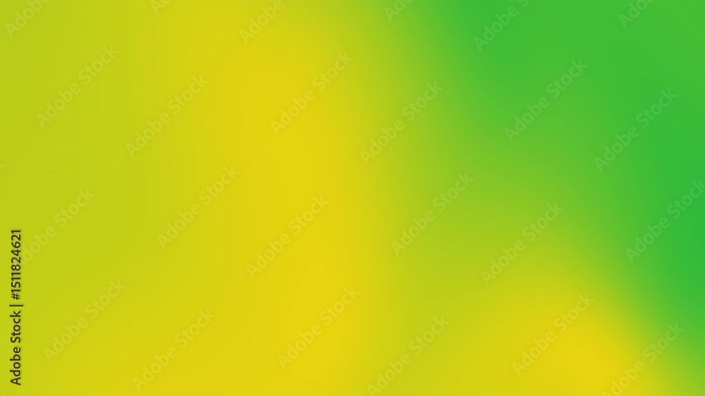Poster A smooth gradient background blending yellow and green tones with a soft, abstract effect, Abstract texture Gradient motion Background animation.