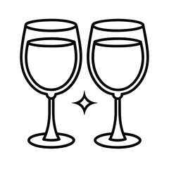 glass of champagne