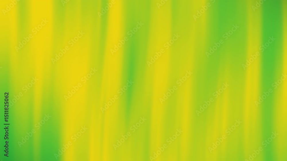 Poster a vibrant abstract background with smooth yellow and green vertical gradients and soft blurred edges