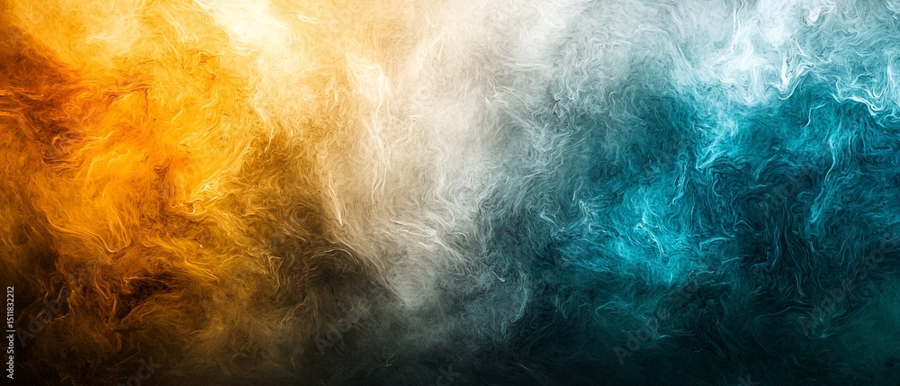 Poster abstract color blend with dynamic swirls, a harmonious gradient and artistic flow