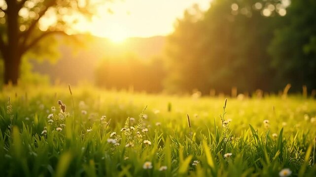 Best wishes greetings video with beautiful nature background and peaceful music