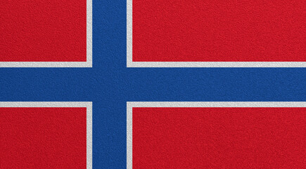 Flag of Norway on abstract background