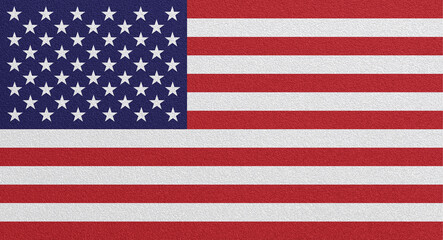Flag of United States on abstract background