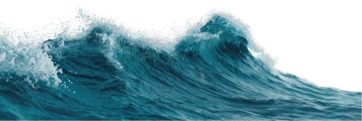Powerful ocean wave cresting (4)