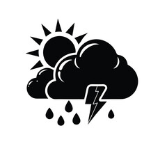 weather forecast vector icon