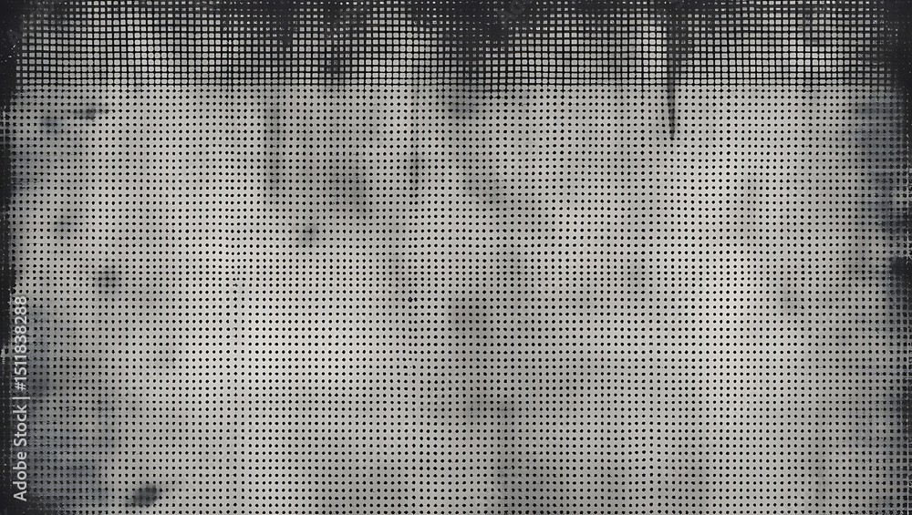 Poster abstract grunge halftone texture background with distressed overlay
