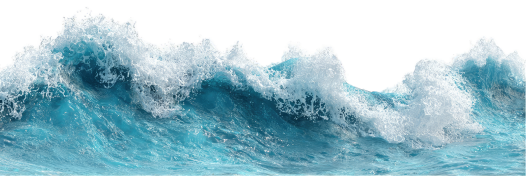 Powerful ocean waves crashing (4)