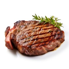 Grilled ribeye steak meat beef pork.