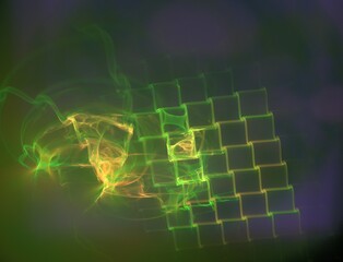 Imaginatory fractal abstract background Image