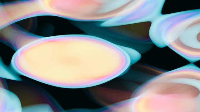 a bunch of colorful circles