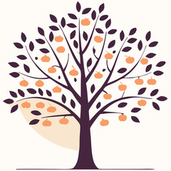 Obraz premium Eucalyptus trees icon set on white background. Stylized olive tree with lush green leaves. Decorative Stylized Tree Vector Set – Colorful Seasonal Trees with Leaves and Fruit for Nature vector design.