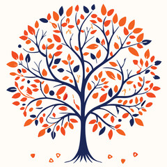 Obraz premium Eucalyptus trees icon set on white background. Stylized olive tree with lush green leaves. Decorative Stylized Tree Vector Set – Colorful Seasonal Trees with Leaves and Fruit for Nature vector design.