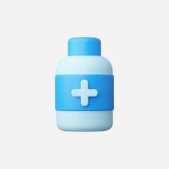 3d Realistic Healthcare Medical icon vector Illustration
