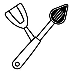 set of kitchen utensils