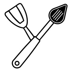 set of kitchen utensils