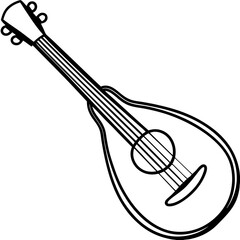 electric guitar vector illustration