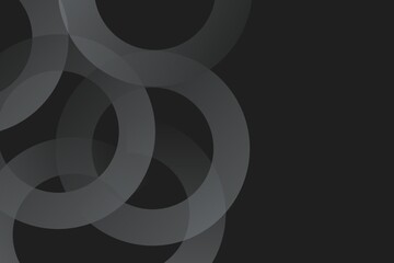 Abstract futuristic background with overlapping seamless circle pattern