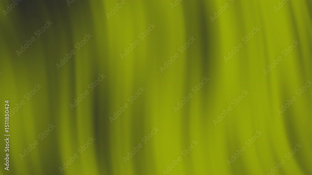 Poster wavy abstract green and yellow gradient lines blend softly for a smooth, modern artistic background,