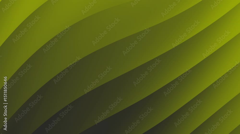 Poster curved green abstract shapes form a flowing, layered pattern across the image, abstract texture grad