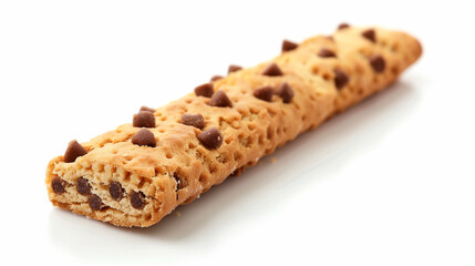 Biscuit roll isolated on white background