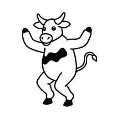 A Cow Winning a Dance Contest