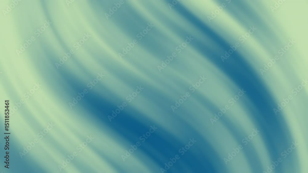 Aufkleber soft, flowing blue and green abstract waves create a smooth, tranquil background, abstract texture g