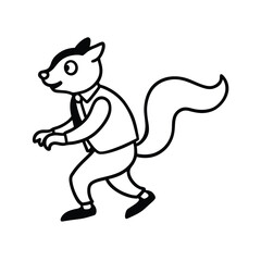 A Squirrel Running for Mayor