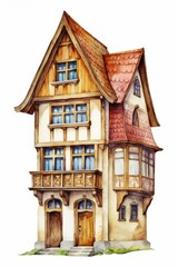 House architecture building cottage.