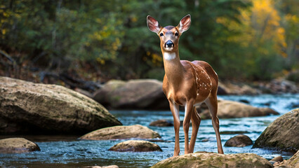 deer in the forest