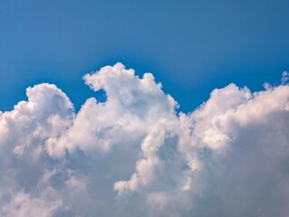 Blue sky with clouds