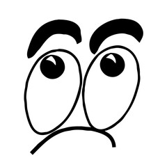 Cartoon Eyes Expression Vector