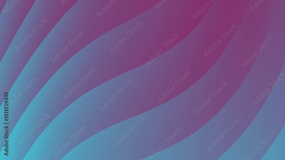 Poster abstract wavy lines in a gradient from blue to purple create a smooth, modern background design, abs