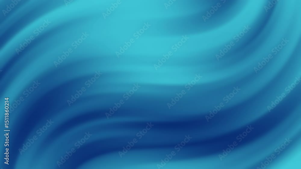 Poster smooth blue abstract waves create a soft, flowing, and tranquil background design, abstract texture 