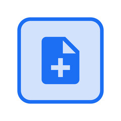 Obraz premium Note Add Icon