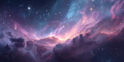 Fototapeta premium Expanding Nebula in the Universe