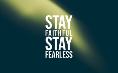 An artistic display of an uplifting message, emphasizing motivation, faith, and courage. Features...