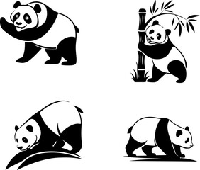 panda and bamboo © sojibahmad