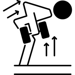 Dumbbell Row Icon