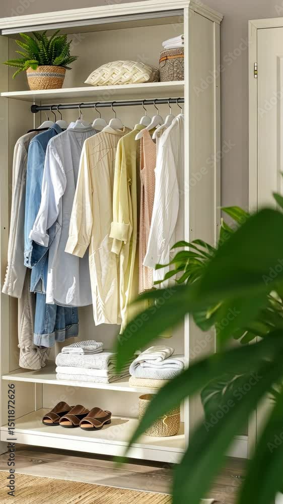 Poster discover innovative closet organization techniques that improve aesthetics and optimize storage in l