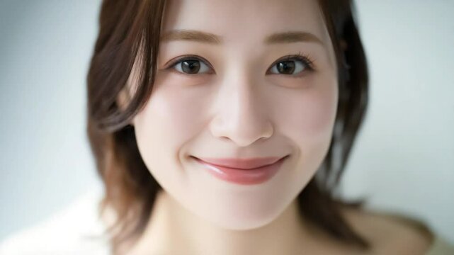 美しく輝く日本人モデル、スタジオ撮影　笑顔と緊張の舞台裏
