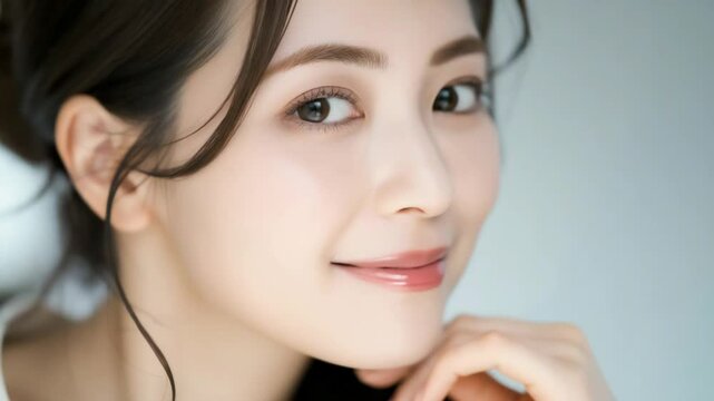 美しく輝く日本人モデル、スタジオ撮影　笑顔と緊張の舞台裏
