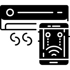 Connected HVAC System Icon