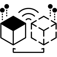 Digital Twin Icon