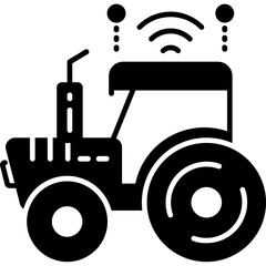 Connected Tractor Icon